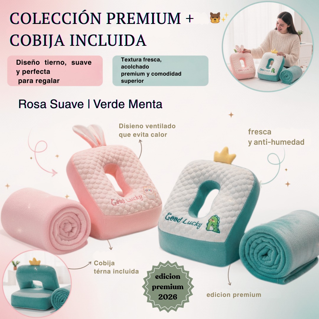 Set de Descanso en Felpa: Cojín + Cobija